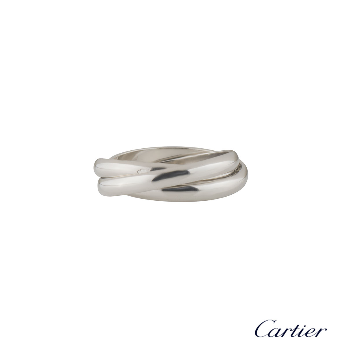 cartier platinum trinity ring